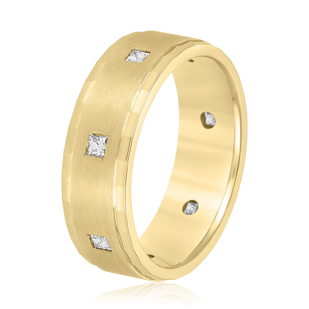 Princess Cut Diamond Anniversary Band