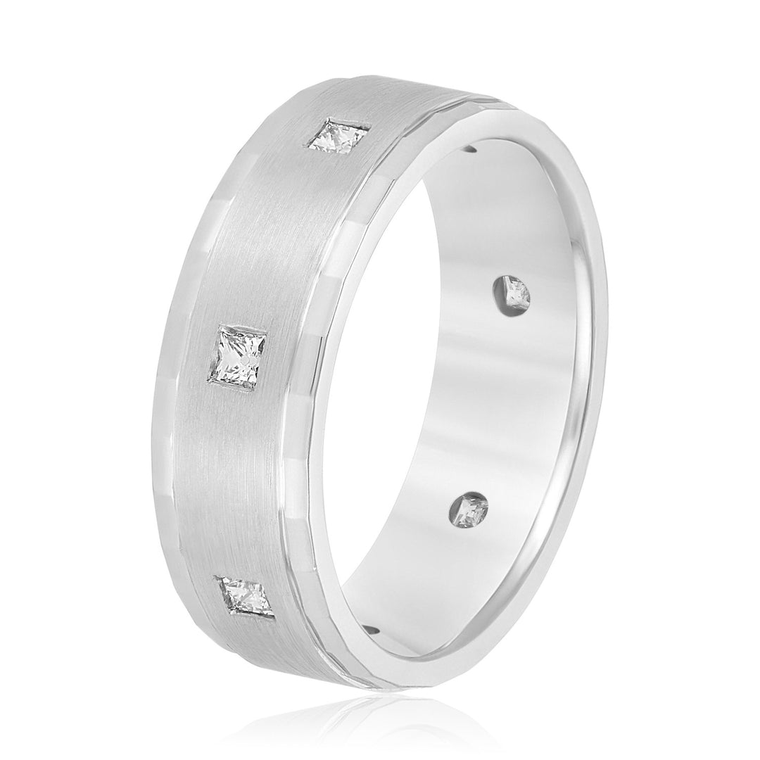 Princess Cut Diamond Anniversary Band