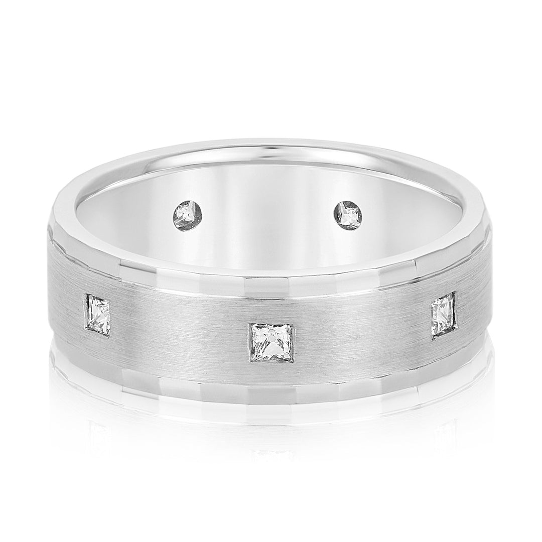 Princess Cut Diamond Anniversary Band
