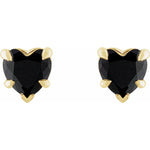 Load image into Gallery viewer, Women’s Black Onyx Stud Earrings

