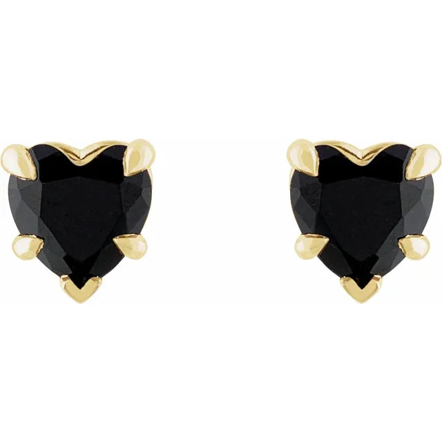 Women’s Black Onyx Stud Earrings