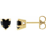 Load image into Gallery viewer, Women’s Black Onyx Stud Earrings
