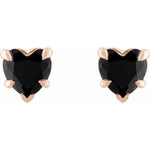 Load image into Gallery viewer, Women’s Black Onyx Stud Earrings
