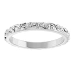Load image into Gallery viewer, Floral Anniversary Band For Her
