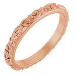 Load image into Gallery viewer, Floral Anniversary Band For Her
