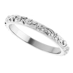 Load image into Gallery viewer, Floral Anniversary Band For Her
