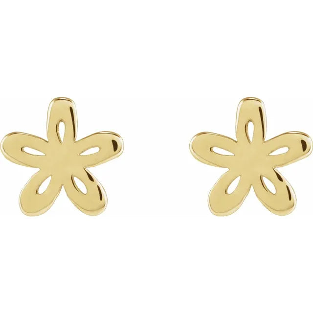 Springtime Floral Charm Earrings