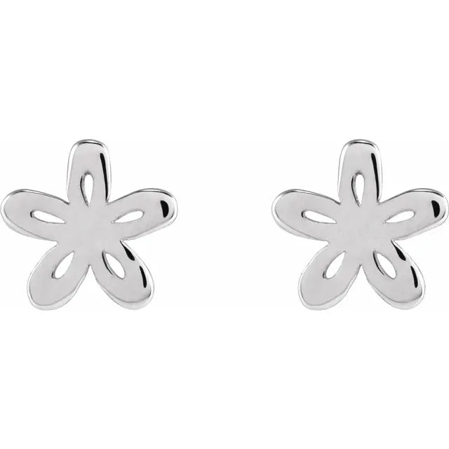 Springtime Floral Charm Earrings