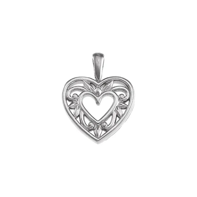 Anniversary Jewellery Gifts for Women-Polished Heart Pendant