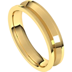 Load image into Gallery viewer, Reverse Knife Edge Mens Wedding Band

