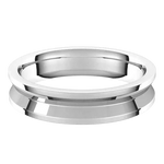Load image into Gallery viewer, Reverse Knife Edge Mens Wedding Band
