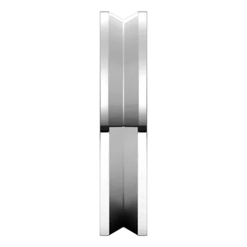 Reverse Knife Edge Mens Wedding Band
