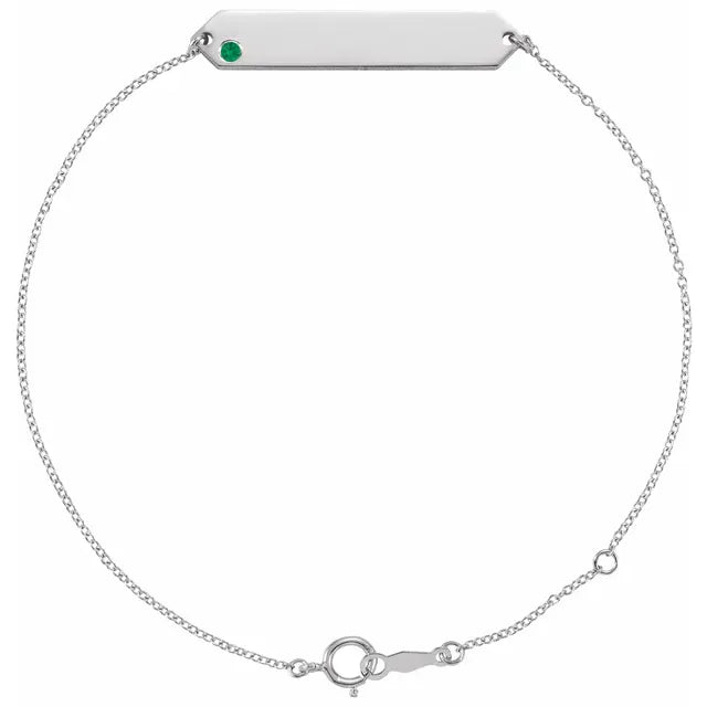 Bold and Beautiful Jewelry  Gifts for Women: Emerald Green Birthstone Bracelet