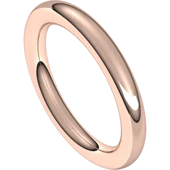 Full Round Mens Wedding Band