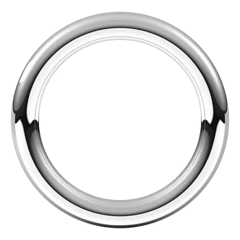 Full Round Mens Wedding Band