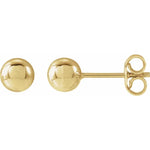 Load image into Gallery viewer, Gold Ball Stud Earrings For Women
