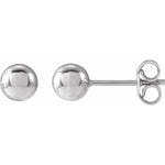 Load image into Gallery viewer, Gold Ball Stud Earrings For Women
