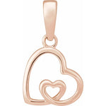 Load image into Gallery viewer, Fashionable Jewellery for Women: Double Heart Pendant

