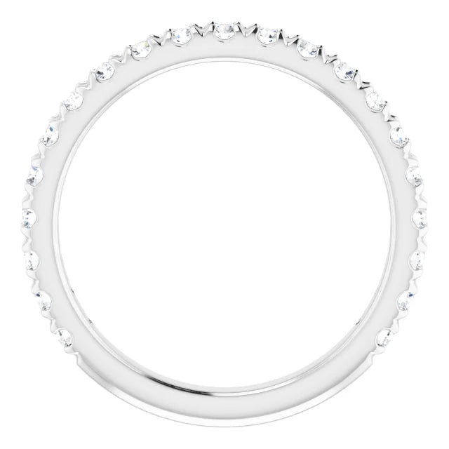 French Set Diamond Anniversary Band for Her