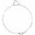 Valentines Day Gifts for Women: Open Heart Paperclip Chain Bracelet
