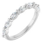 Load image into Gallery viewer, Marquise Diamond Anniversary Band for Women
