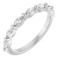 Marquise Diamond Anniversary Band for Women