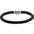 Black Braided Leather Bracelet