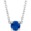 Luxury Blue Sapphire Necklace