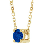 Load image into Gallery viewer, Luxury Blue Sapphire Necklace

