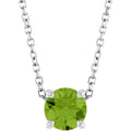 Vibrant Natural Peridot Necklace for Women