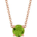 Load image into Gallery viewer, Vibrant Natural Peridot Necklace for Women
