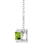 Load image into Gallery viewer, Vibrant Natural Peridot Necklace for Women
