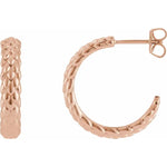 Load image into Gallery viewer, Stylish Jewellery for Women - 14k White Gold Hoop Earrings
