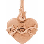 Load image into Gallery viewer, Valentines Day Gifts for Women- Polished Sacred Heart Pendant
