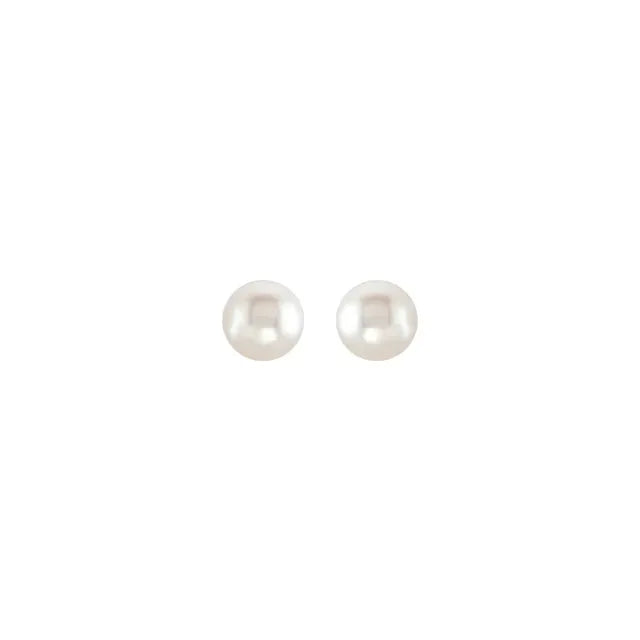 14k Gold Freshwater Pearl Earrings