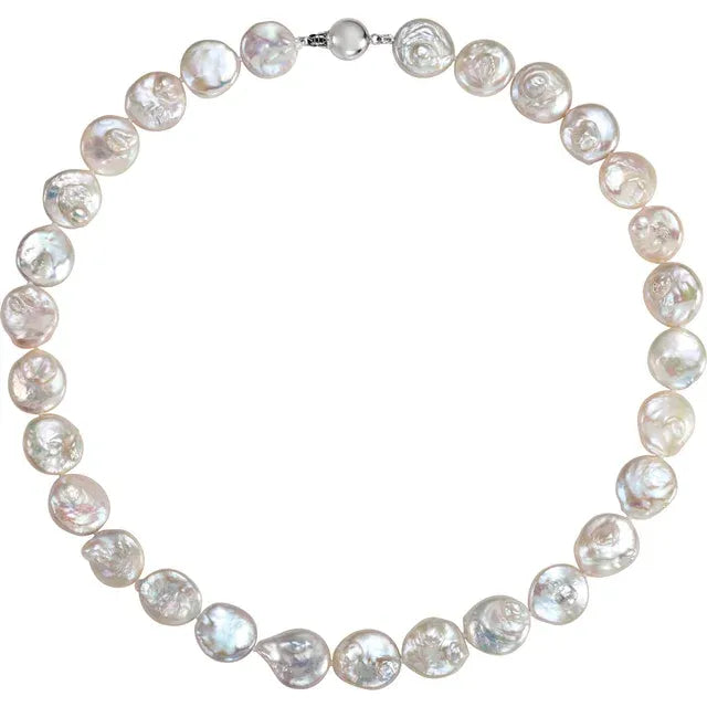 Feminine Grace Freshwater Pearl Necklace