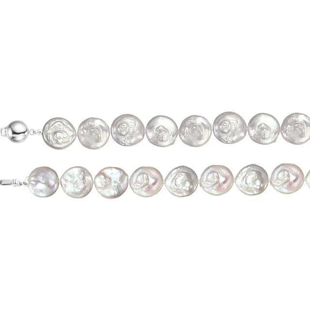 Feminine Grace Freshwater Pearl Necklace