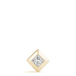 Load image into Gallery viewer, Solitaire Princess Cut Diamond Gold Pendant - Glamorous Diamond Gifts for Her
