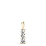 Load image into Gallery viewer, 3 Stone Round Diamond Pendant For Women
