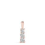 Load image into Gallery viewer, 3 Stone Round Diamond Pendant For Women
