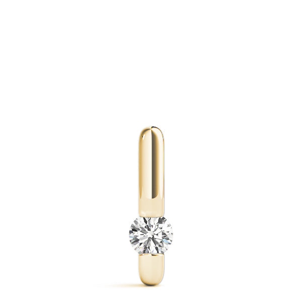 Classic Beauty Gold Solitaire Pendant for Women