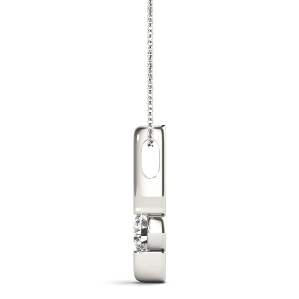Classic Beauty Gold Solitaire Pendant for Women