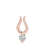 Load image into Gallery viewer, Gold Diamond Solitaire Pendant - Bold and Bright Gifts For Women
