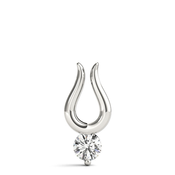 Gold Diamond Solitaire Pendant - Bold and Bright Gifts For Women
