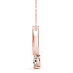 Load image into Gallery viewer, Gold Diamond Solitaire Pendant - Bold and Bright Gifts For Women
