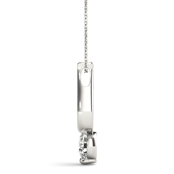 Gold Diamond Solitaire Pendant - Bold and Bright Gifts For Women