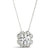Round Diamond Halo Pendant