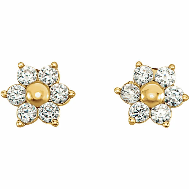 Floral Inspired Earrings For Youth