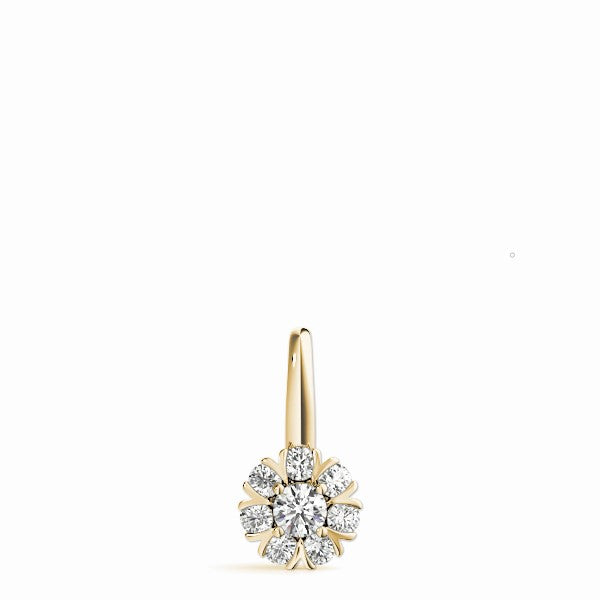 Split Prong Cluster Pendant For Women