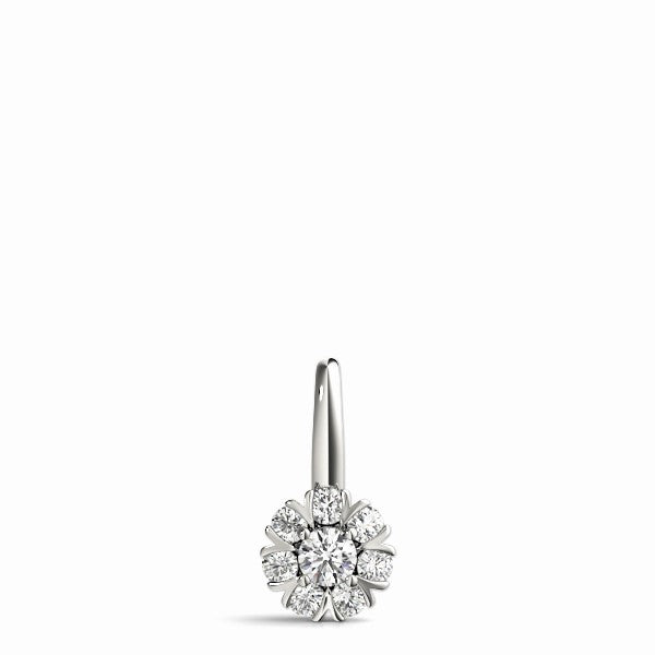 Split Prong Cluster Pendant For Women